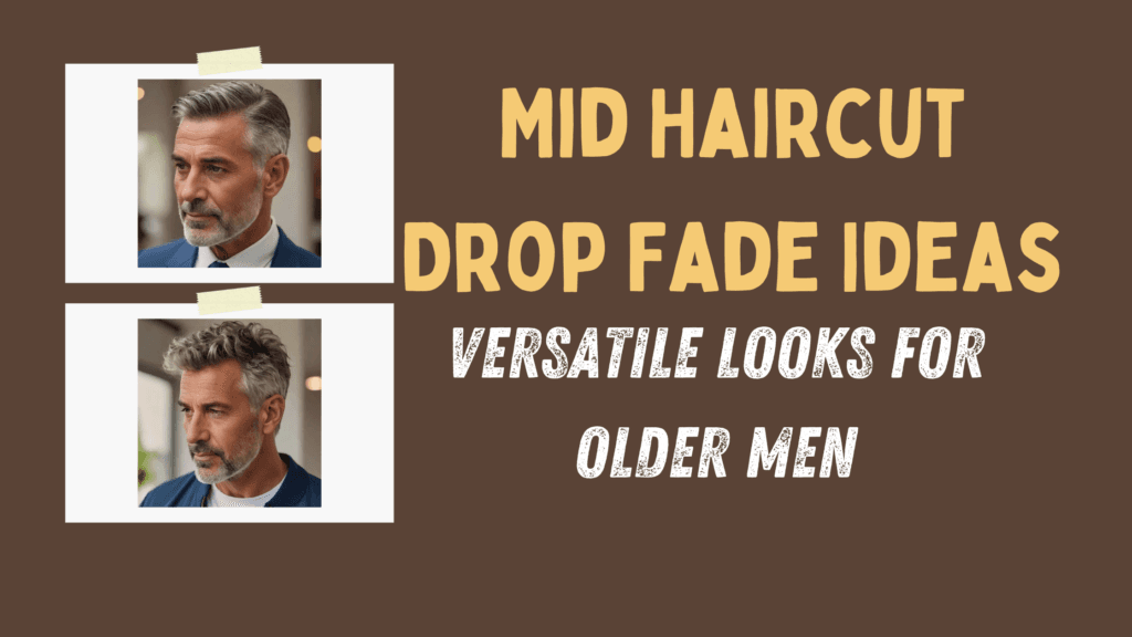 Mid Haircut Drop Fade Ideas: Versatile Looks for Older Men