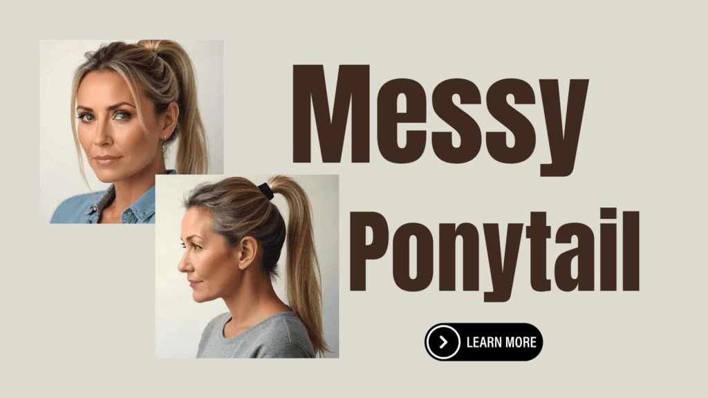 Messy Ponytail Hairstyle