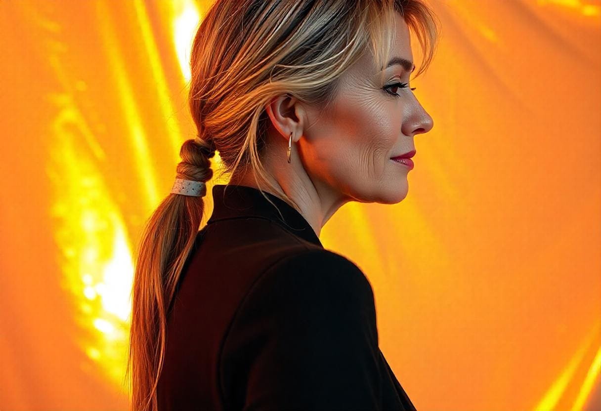 low ponytail